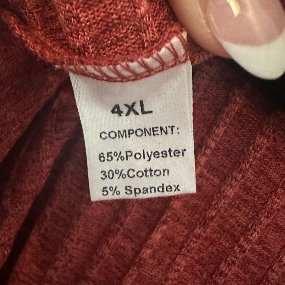 Women's Off-the-Shoulder Sweater Top NWT. 4X - Picture 5 of 13